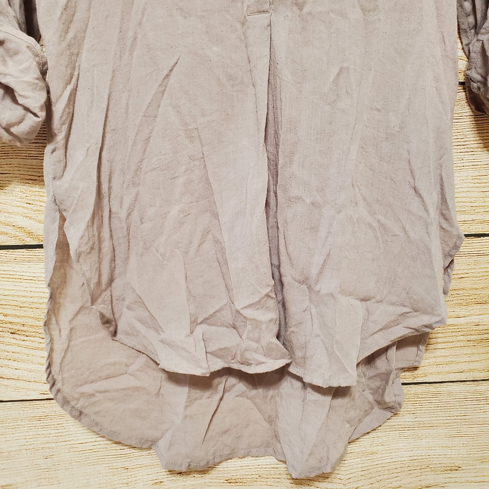 ๐ Lush Purple Lilac 3/4 Sleeve High Low Blouse S - Picture 3 of 6